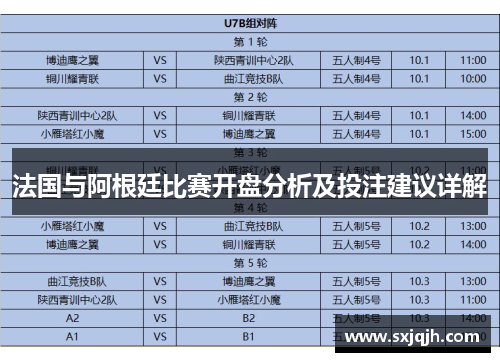 法国与阿根廷比赛开盘分析及投注建议详解